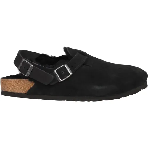 Clogs, male, , Size: 8 US Shearling Slipper with Lambskin Insole - Birkenstock - Modalova