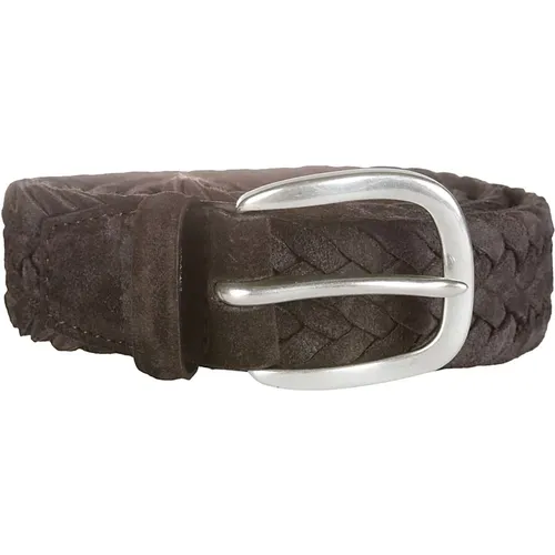 Braided Suede Belt , male, Sizes: 100 CM, 105 CM - Orciani - Modalova