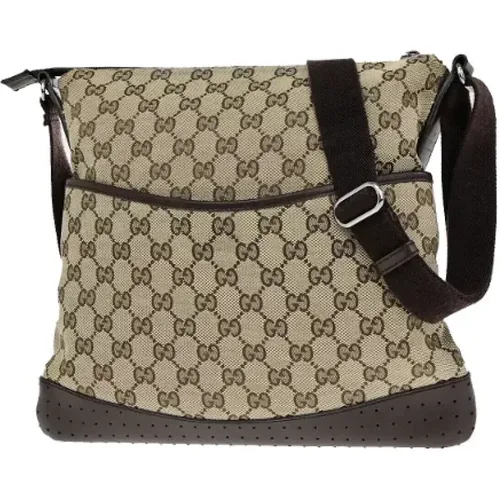 Pre-owned Cross Body Bags, female, , Size: ONE SIZE Pre-owned Canvas gucci-bags - Gucci Vintage - Modalova