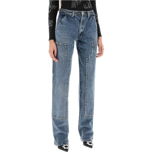 Gerades Jeans , Damen, Größe: 2XS - DES Phemmes - Modalova