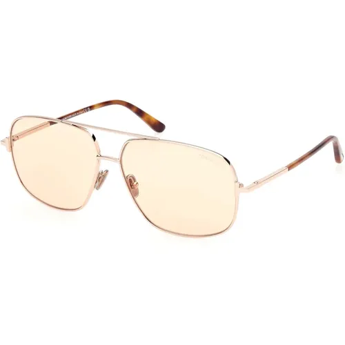 Sunglasses, unisex, , Size: 62 MM Rose Gold Cat Eye Sunglasses - Tom Ford - Modalova