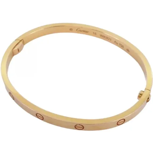 Pre-owned Jewellery, female, , Size: ONE SIZE Pre-owned Rose Gold bracelets - Cartier Vintage - Modalova