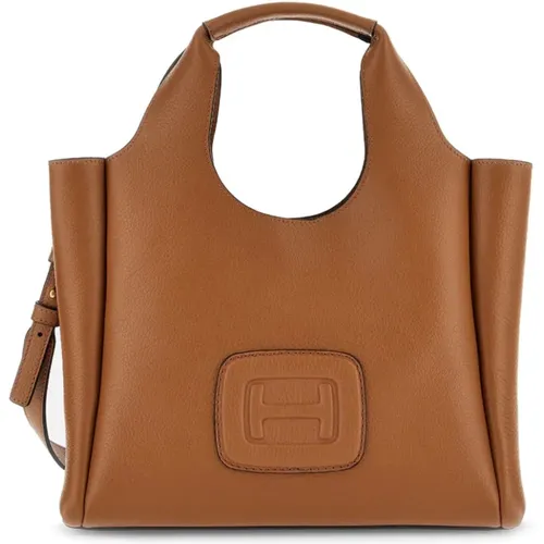 Classic Handbag Marrone Ss24 , female, Sizes: ONE SIZE - Hogan - Modalova