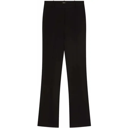 Ausgestellte Schwarze Hose , Damen, Größe: XS - pinko - Modalova