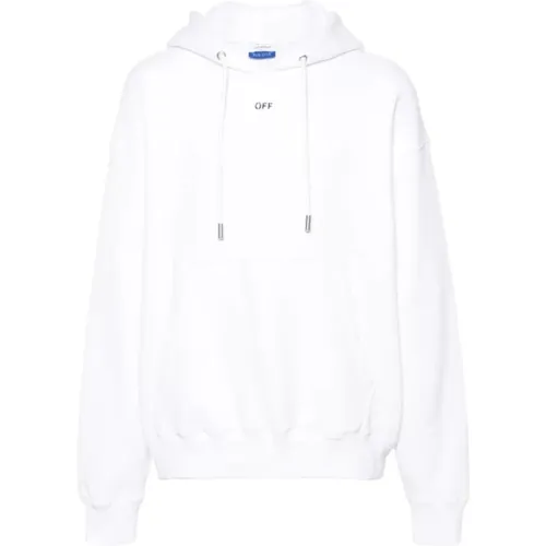 Off , Hoodies, male, , Size: S Hoodie - Off White - Modalova