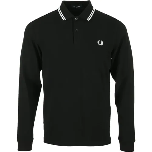 Schwarzes Polo-Set für Herren , Herren, Größe: L - Fred Perry - Modalova