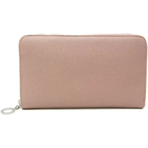 Pre-owned Wallets, female, , Size: ONE SIZE Pre-owned Leather wallets - Bvlgari Vintage - Modalova