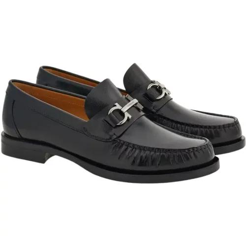 Ferragamo Flat shoes , male, Sizes: 7 UK, 8 UK - Salvatore Ferragamo - Modalova