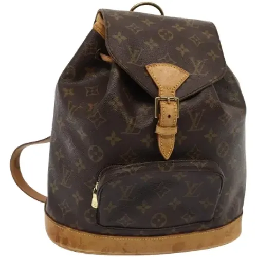 Pre-owned Backpacks, female, , Size: ONE SIZE Pre-owned Canvas backpacks - Louis Vuitton Vintage - Modalova