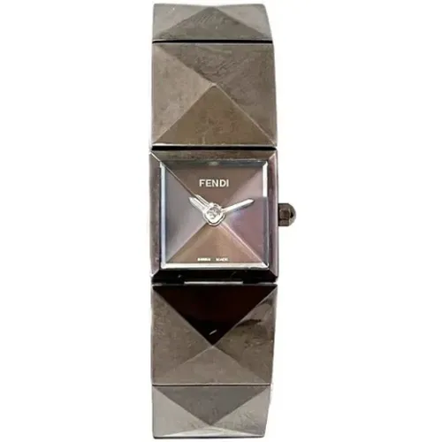 Pre-owned Stainless Steel watches , female, Sizes: ONE SIZE - Fendi Vintage - Modalova