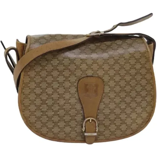 Pre-owned Cross Body Bags, female, , Size: ONE SIZE Pre-owned Canvas celine-bags - Celine Vintage - Modalova