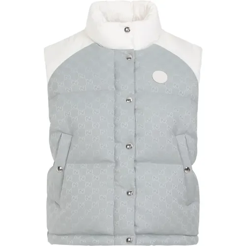 Cotton Vest with White Inserts , female, Sizes: 2XS, XS - Gucci - Modalova