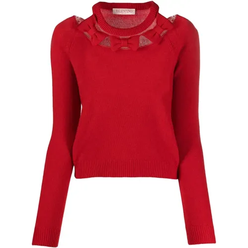 Stylish Sweater with Unique Design , female, Sizes: M - Valentino Garavani - Modalova