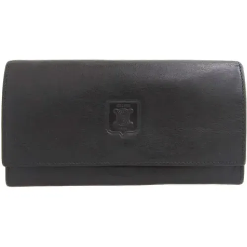 Pre-owned Wallets, female, , Size: ONE SIZE Pre-owned Leather wallets - Celine Vintage - Modalova