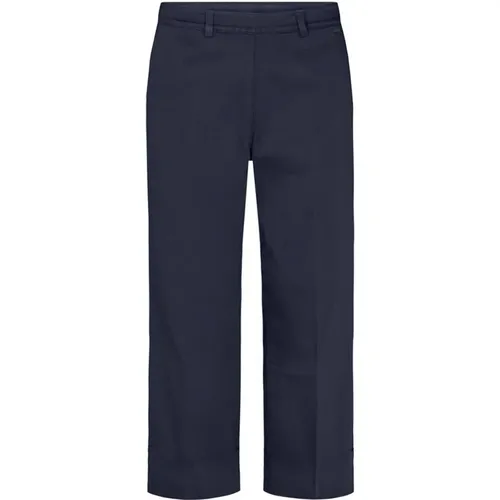 Phoebe Loose Crop Hose Navy , Damen, Größe: L - LauRie - Modalova