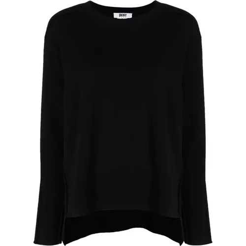 L/s crew neck sweater , female, Sizes: M, S, XL, XS - DKNY - Modalova