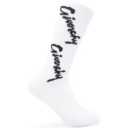 Script Logo Socks , unisex, Sizes: S - Givenchy - Modalova