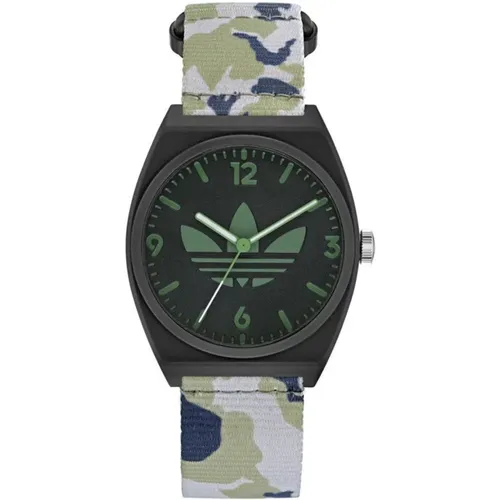 Watches, unisex, , Size: ONE SIZE Fabric Strap Quartz Analog Watch - Adidas - Modalova