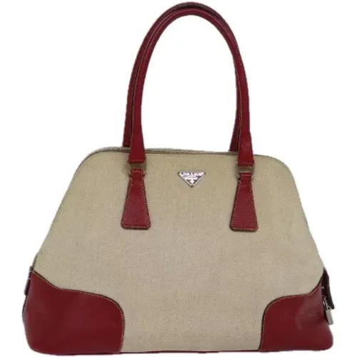 Pre-owned Canvas handbags , female, Sizes: ONE SIZE - Prada Vintage - Modalova