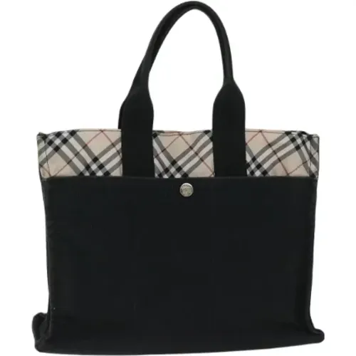 Pre-owned Tote Bags, female, , Size: ONE SIZE Pre-owned Canvas handbags - Burberry Vintage - Modalova