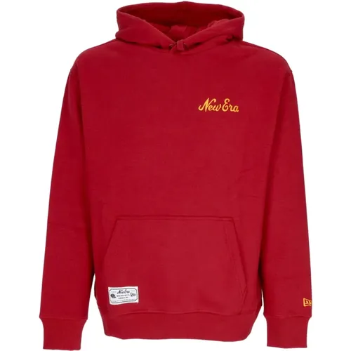 Hoodies, male, , Size: XL Oversized Hoodie with Kangaroo Pocket - new era - Modalova