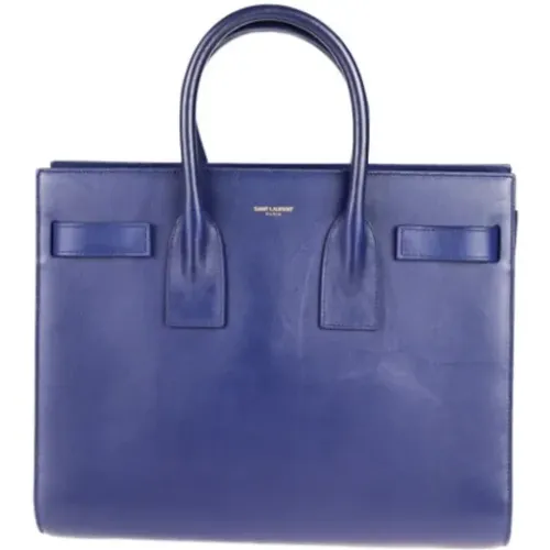Pre-owned Leather Day Bag , female, Sizes: ONE SIZE - Saint Laurent Vintage - Modalova