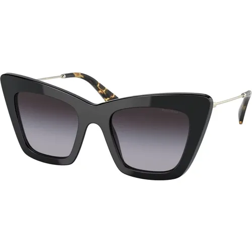 Grey Sonnenbrillen SMU 01Ws , Damen, Größe: 50 MM - Miu Miu - Modalova