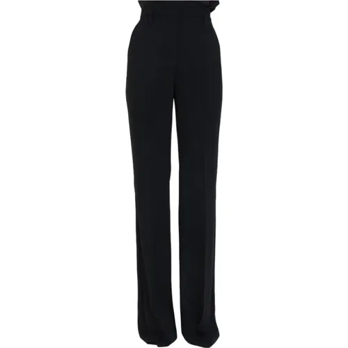 Weite Bein Schwarze Hose - Max Mara Studio - Modalova