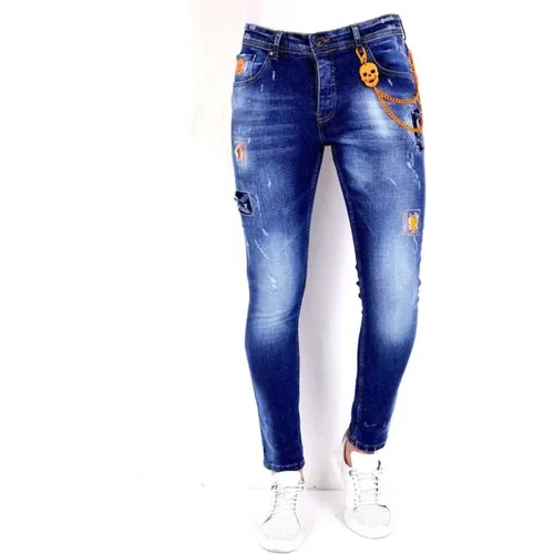 Slim-fit Jeans , male, Sizes: W31, W33 - Local Fanatic - Modalova