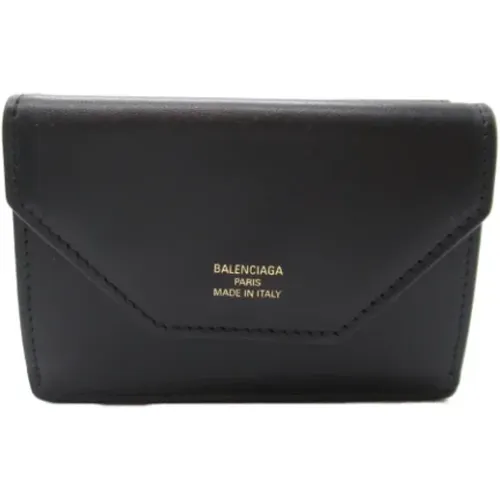 Pre-owned Wallets, female, , Size: ONE SIZE Pre-owned Leather wallets - Balenciaga Vintage - Modalova