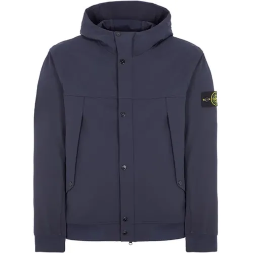 High Neck Coat , male, Sizes: M - Stone Island - Modalova