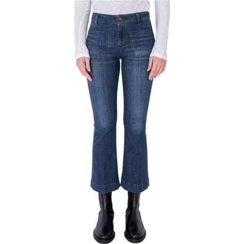 Cropped Flared Jeans Francoise - Seafarer - Modalova