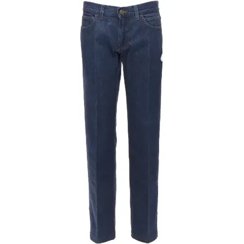 Pre-owned Cotton jeans , male, Sizes: S - Gucci Vintage - Modalova