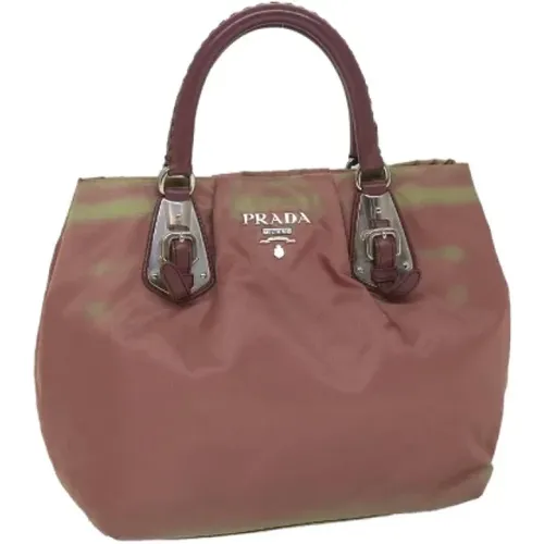 Pre-owned Tote Bags, female, , Size: ONE SIZE Pre-owned Nylon handbags - Prada Vintage - Modalova