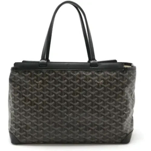 Pre-owned Tote Bags, female, , Size: ONE SIZE Pre-owned Leather shoulder-bags - Goyard Vintage - Modalova