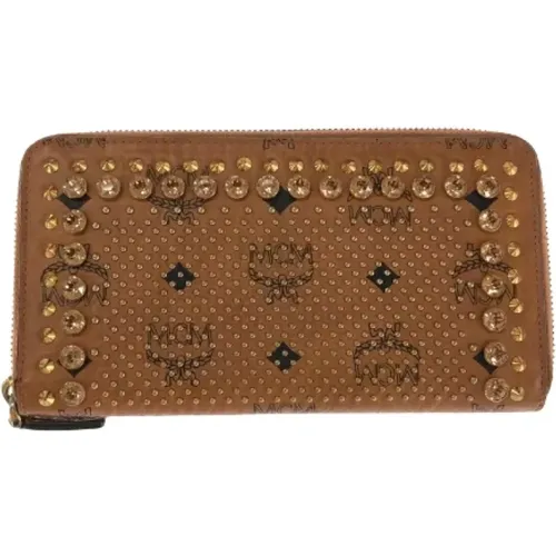 Pre-owned Leather wallets , female, Sizes: ONE SIZE - MCM Pre-owned - Modalova