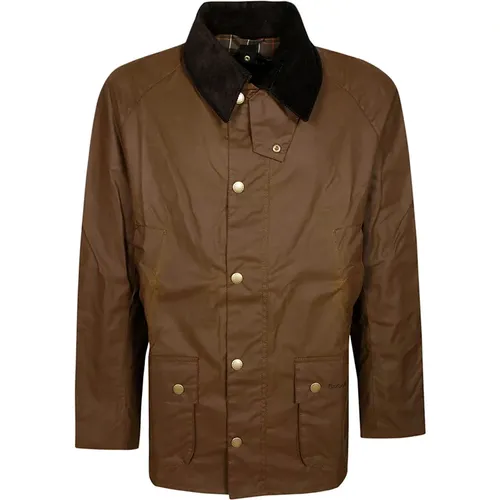 Waxed Hooded Jacket Base , male, Sizes: L, 2XL, XL, S, M - Barbour - Modalova