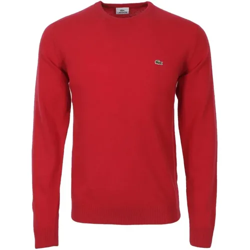 Crewneck Sweater 100% Cotton , male, Sizes: S, XS - Lacoste - Modalova