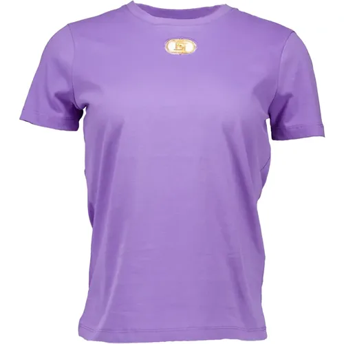 T-Shirts , female, Sizes: XL, L - Elisabetta Franchi - Modalova