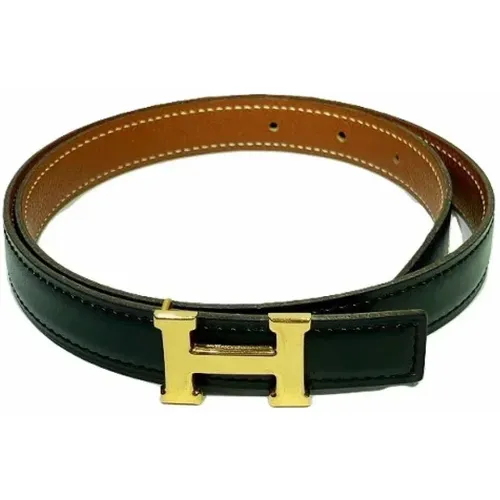 Pre-owned Belts, female, , Size: ONE SIZE Pre-owned Leather belts - Hermès Vintage - Modalova