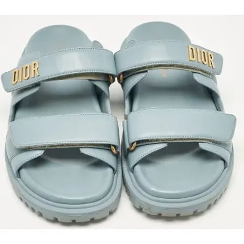 Pre-owned Leather sandals , female, Sizes: 4 1/2 UK - Dior Vintage - Modalova