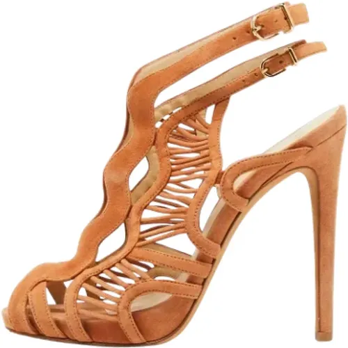 Pre-owned Suede sandals , female, Sizes: 4 UK - Alexandre Birman Pre-owned - Modalova