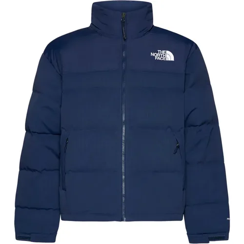 Navy Padded Down Coat , male, Sizes: XL, S, L - The North Face - Modalova