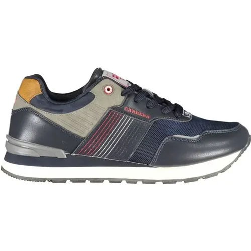 Blue Sports Shoes with Logo Accent , male, Sizes: 11 UK, 7 UK, 8 UK, 12 UK, 6 UK, 10 UK, 9 UK - Carrera - Modalova