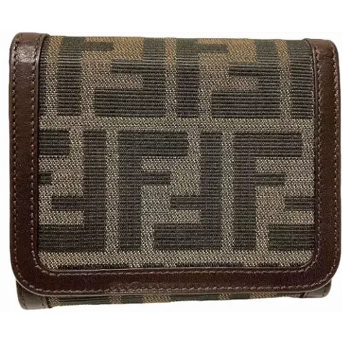 Pre-owned Wallets, female, , Size: ONE SIZE Pre-owned Leather wallets - Fendi Vintage - Modalova