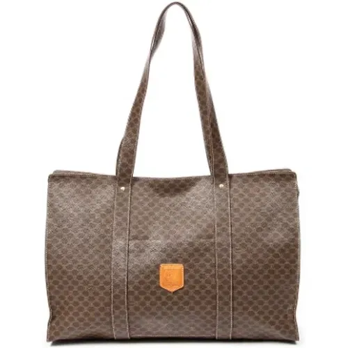 Pre-owned Shoulder Bags, female, , Size: ONE SIZE Pre-owned Canvas celine-bags - Celine Vintage - Modalova