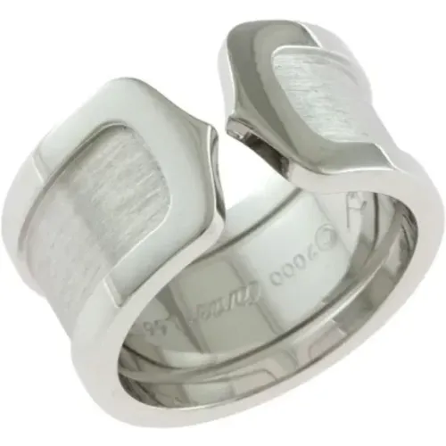 Pre-owned Jewellery, female, , Size: ONE SIZE Pre-owned White Gold rings - Cartier Vintage - Modalova