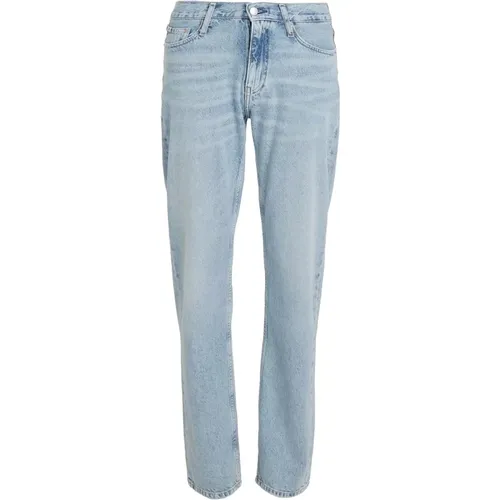 Low Rise Gerades Jeans , Damen, Größe: W27 L30 - Calvin Klein Jeans - Modalova