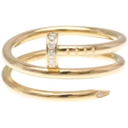 Pre-owned Jewellery, female, , Size: ONE SIZE Pre-owned Rose Gold rings - Cartier Vintage - Modalova