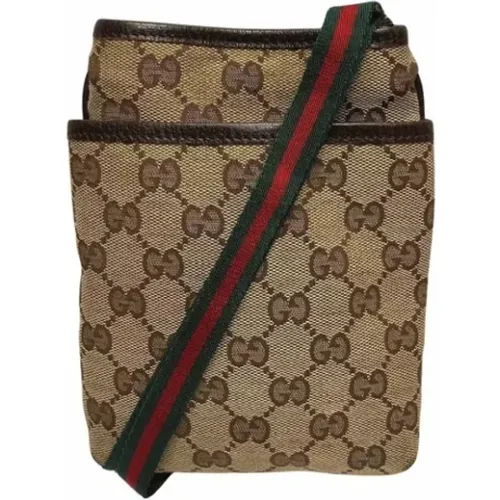 Pre-owned Cross Body Bags, female, , Size: ONE SIZE Pre-owned Canvas gucci-bags - Gucci Vintage - Modalova